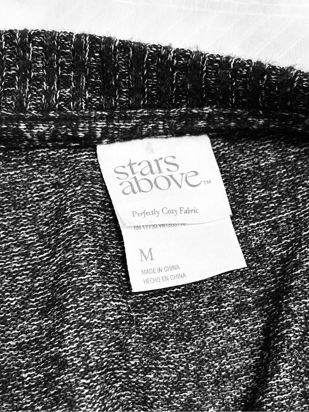 Stars Above women’s pullover long sleeve sweater black size M - Picture 3 of 5